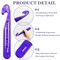 25mm Large Crochet Hook for Chunky Yarn,Ergonomic Crochet Needles for Arthritic Hands,Plastic Crystal Smooth Crochet Hooks for Handmade DIY Crocheting